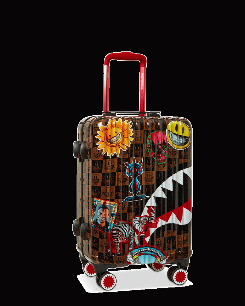 GLOBAL MOGUL POPAGANDA RON ENGLISH EDITION HARDSHELL CARRY-ON LUGGAGE